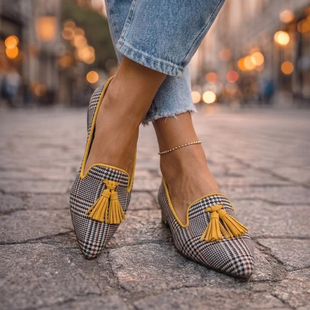 Livia Leopard Print Ballet Flats