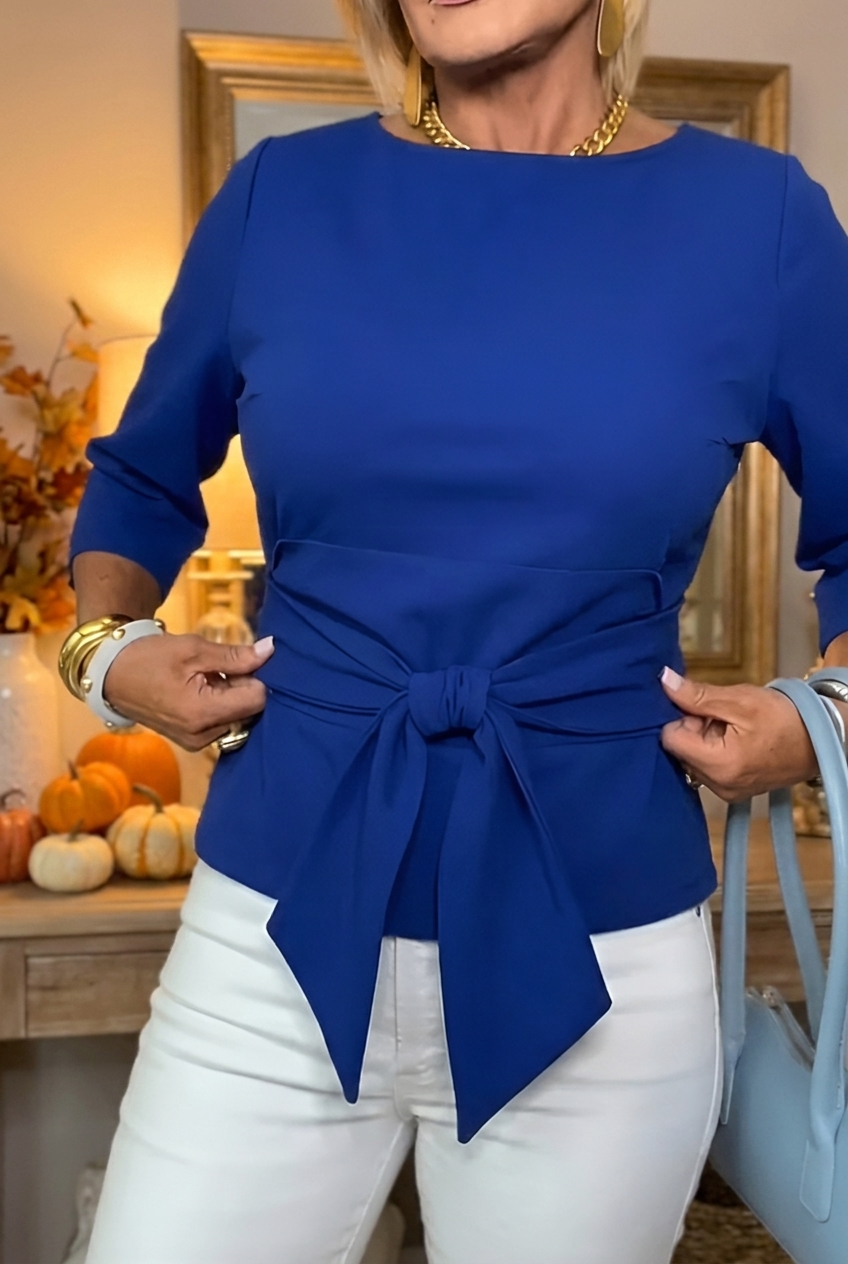 Dara | Tie Waist Flattering Top
