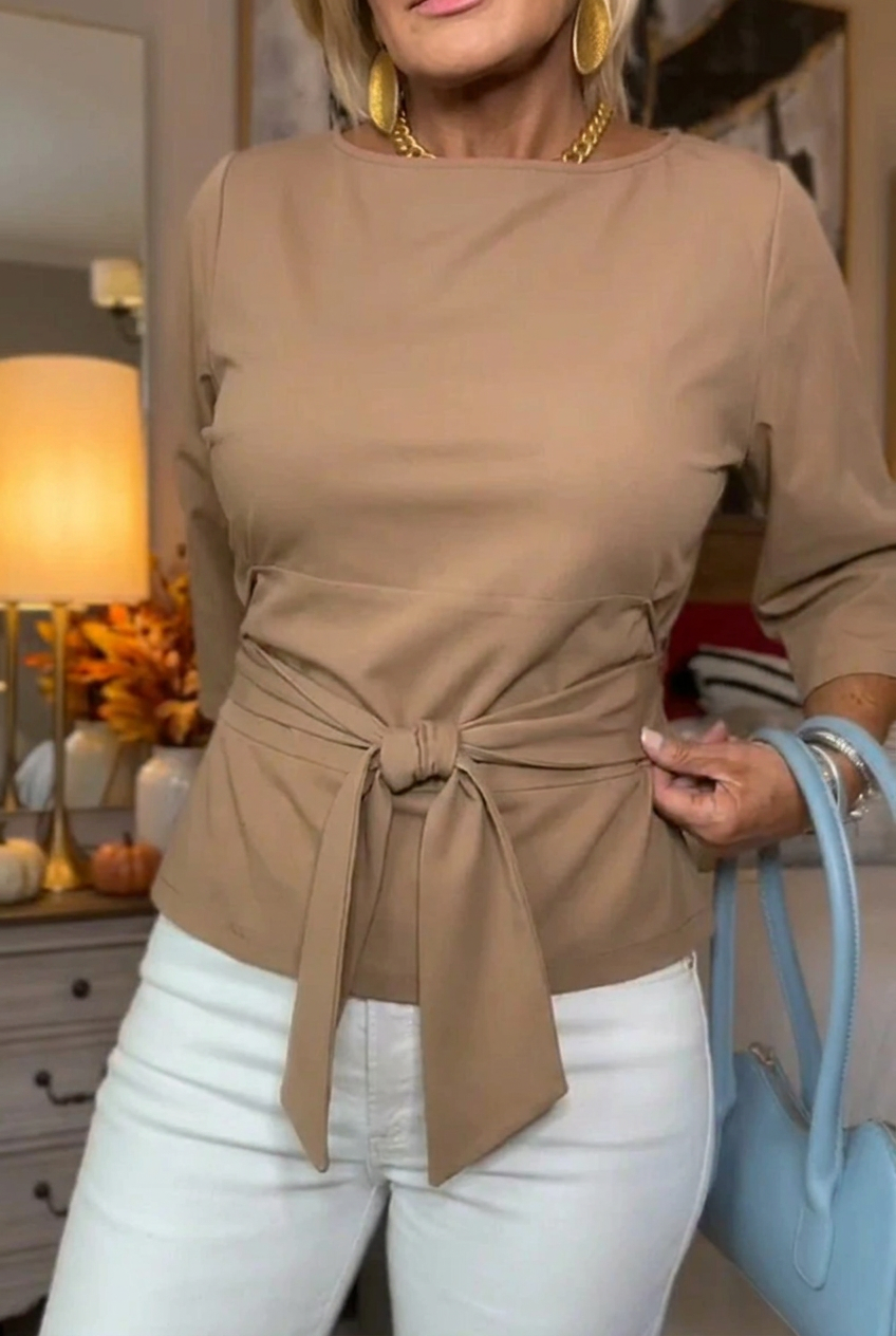 Dara | Tie Waist Flattering Top