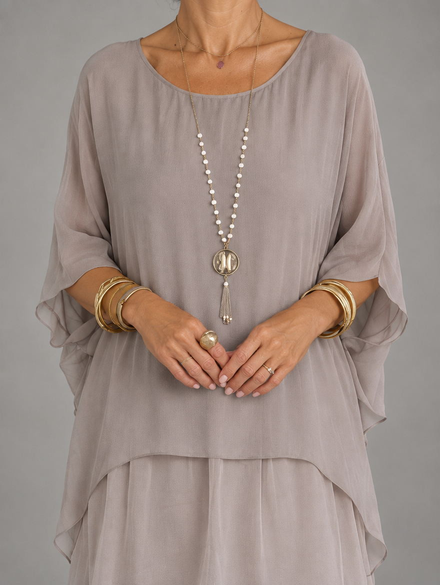 Lara | Elegant Flowing Maxi Dress
