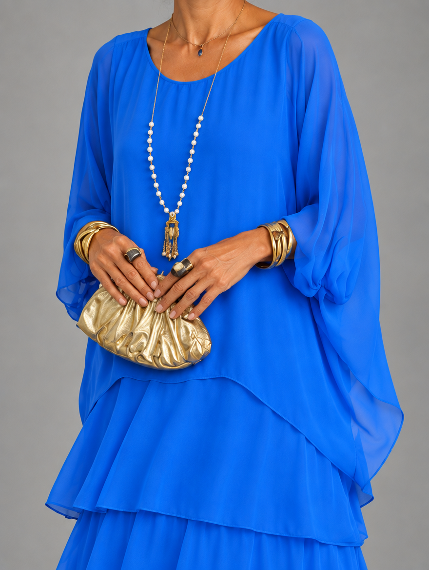 Lara | Elegant Flowing Maxi Dress