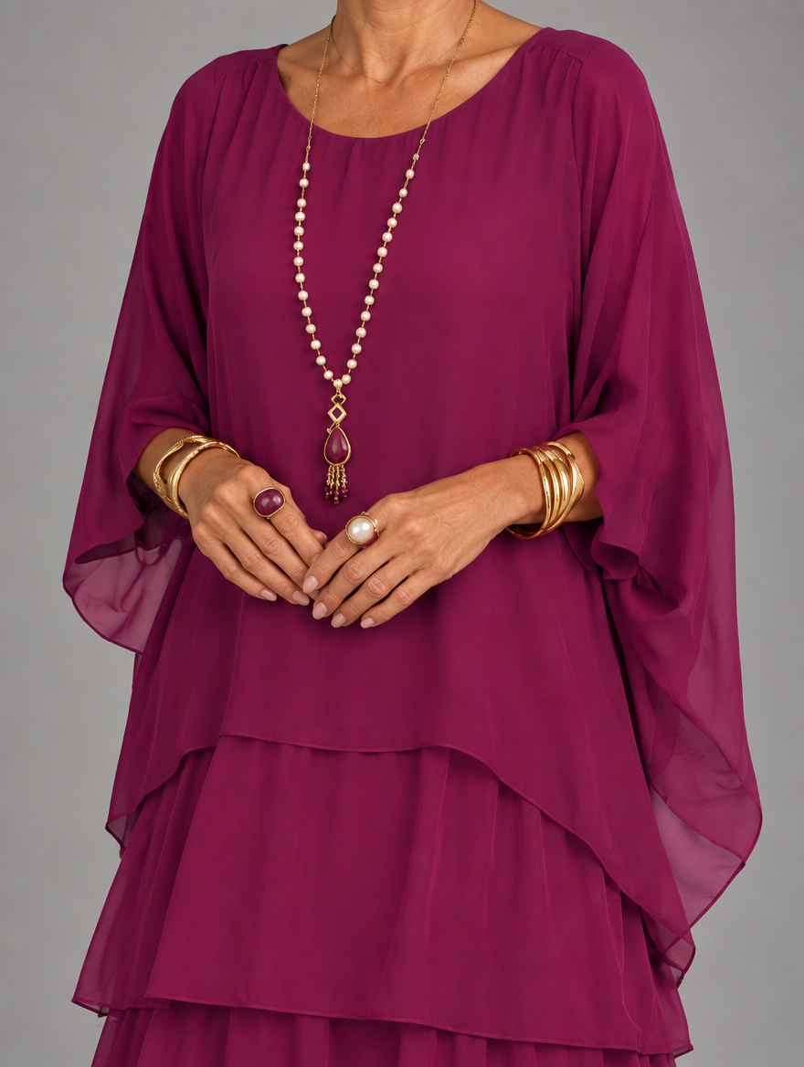 Lara | Elegant Flowing Maxi Dress