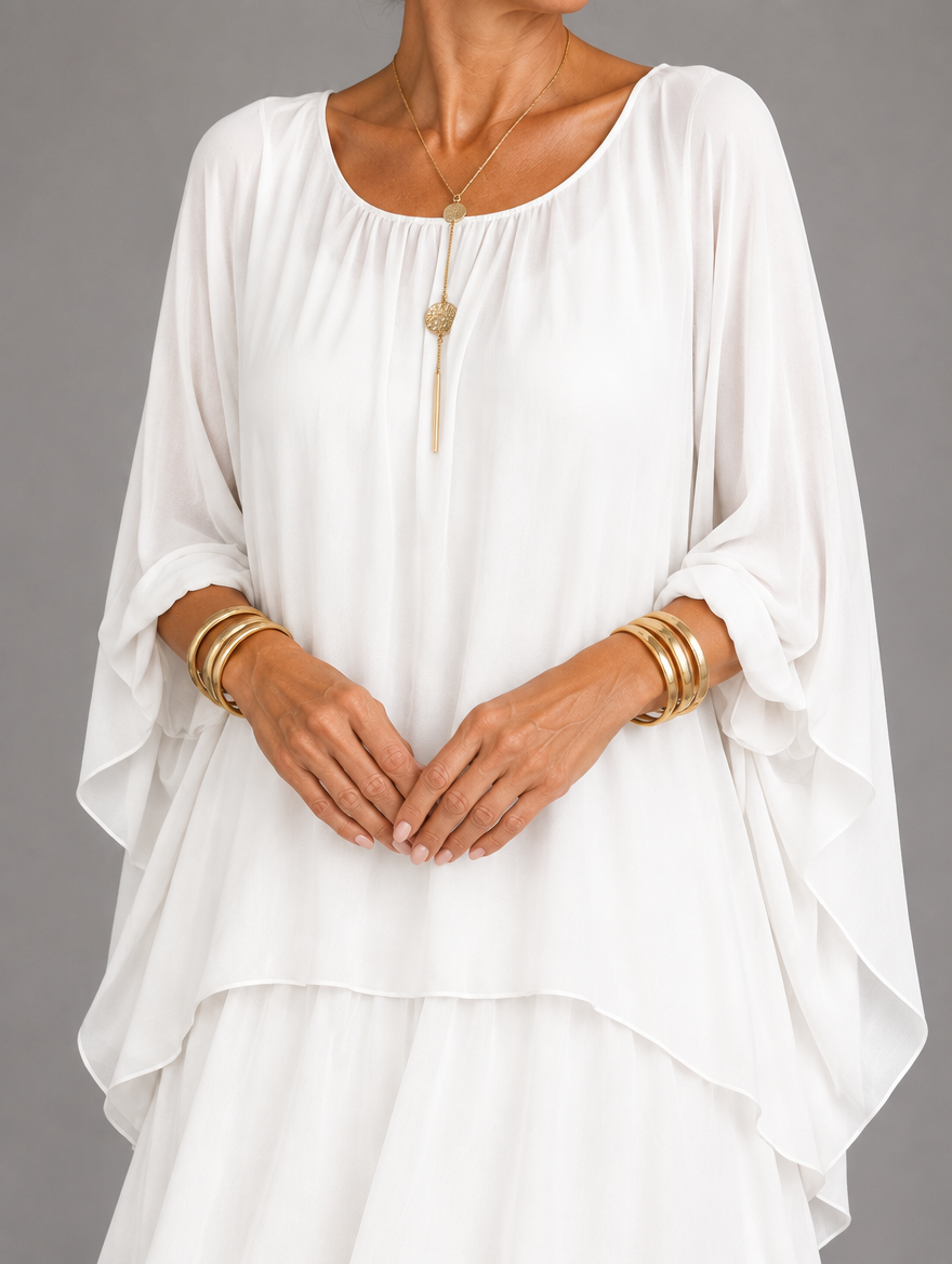 Lara | Elegant Flowing Maxi Dress