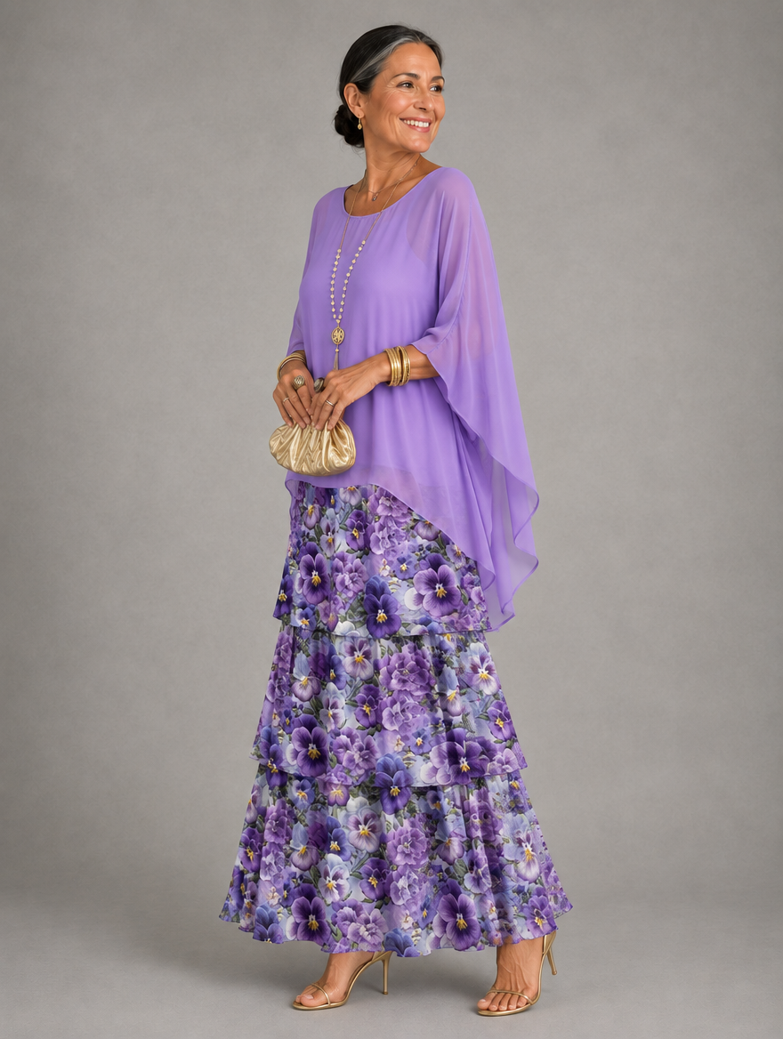 Lara | Elegant Flowing Maxi Dress