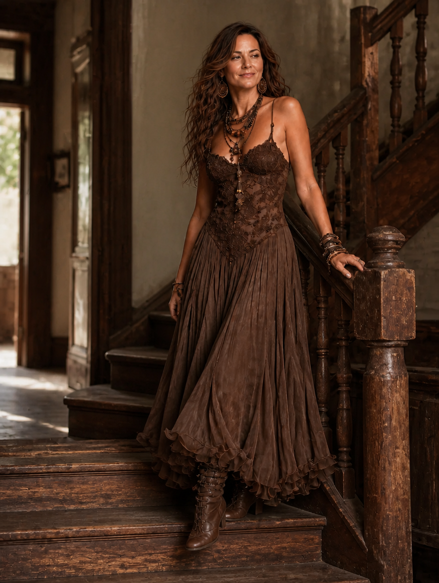 Olivia | Corset Maxi Dress for Women