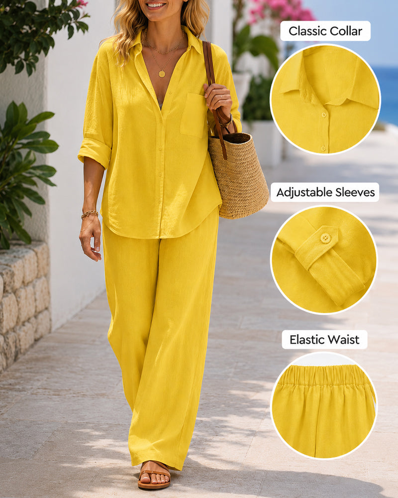 Casual Relaxed Two-Piece Set