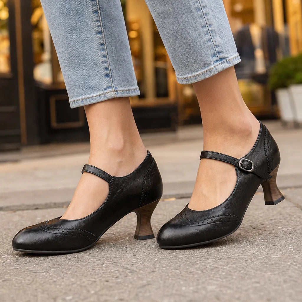 Kourtney | Women's Vintage Mary Jane Heels
