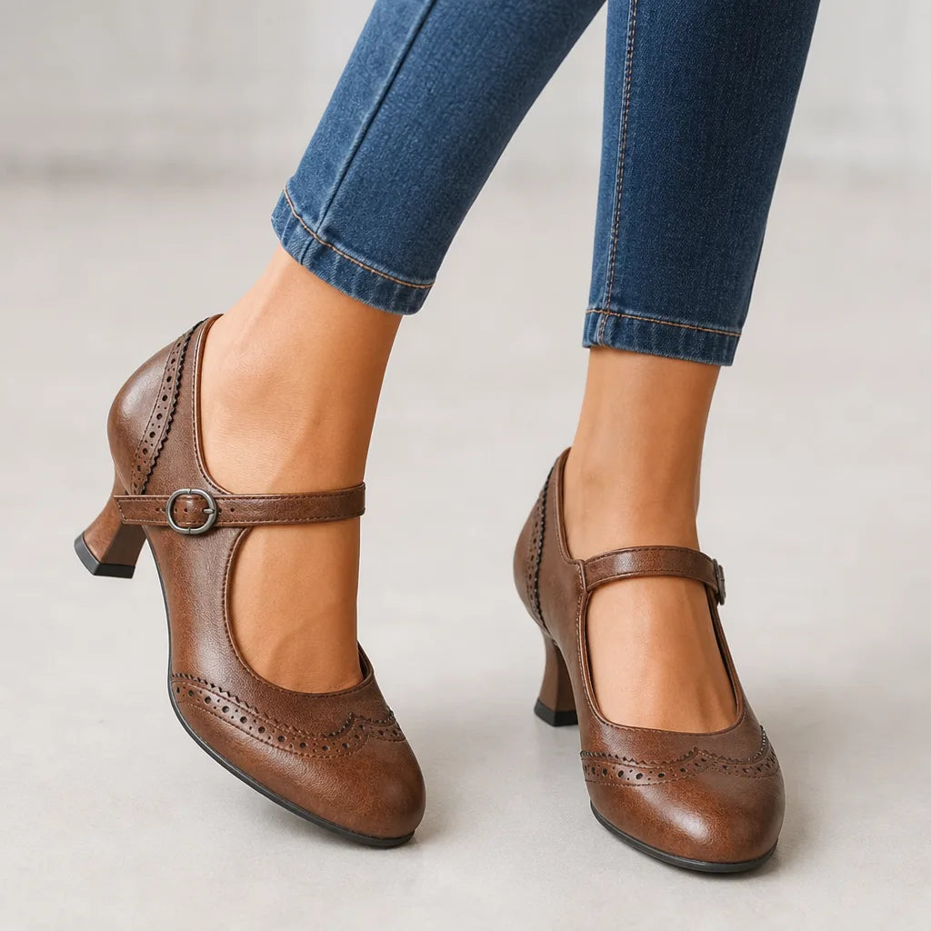 Kourtney | Women's Vintage Mary Jane Heels