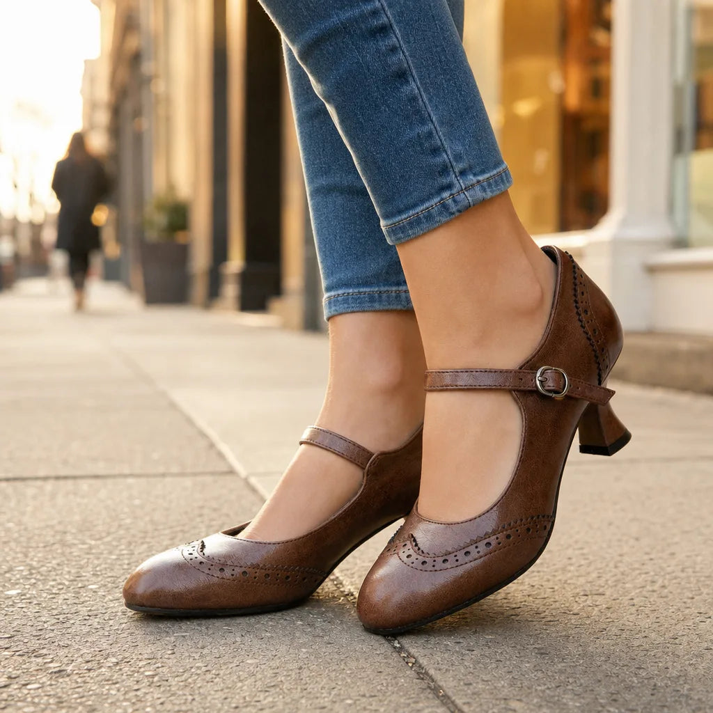 Kourtney | Women's Vintage Mary Jane Heels