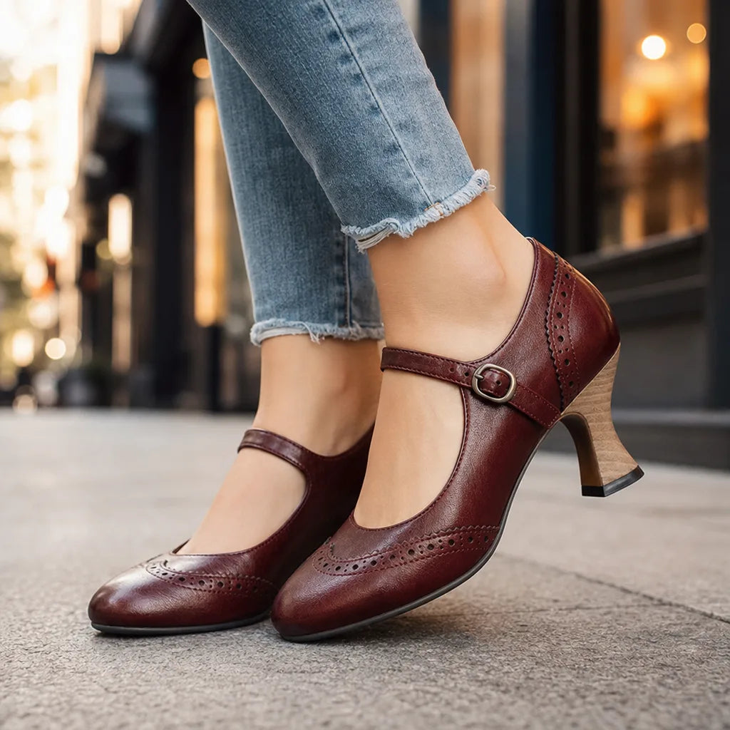 Kourtney | Women's Vintage Mary Jane Heels