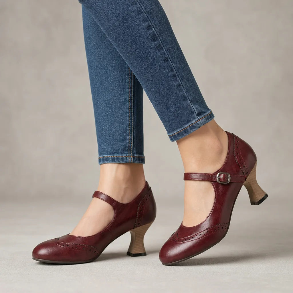 Kourtney | Women's Vintage Mary Jane Heels