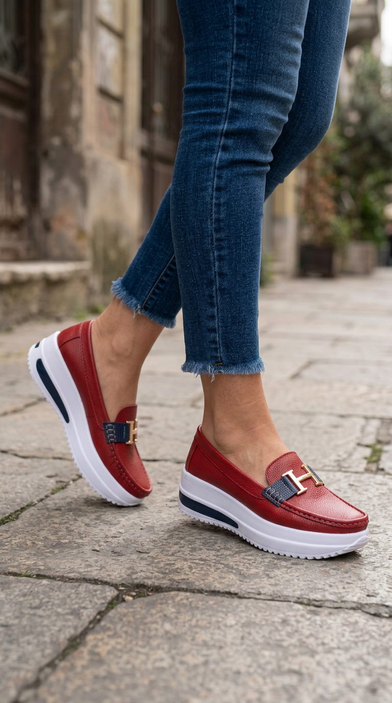 Gaia Moccasin — Platform with Clamp