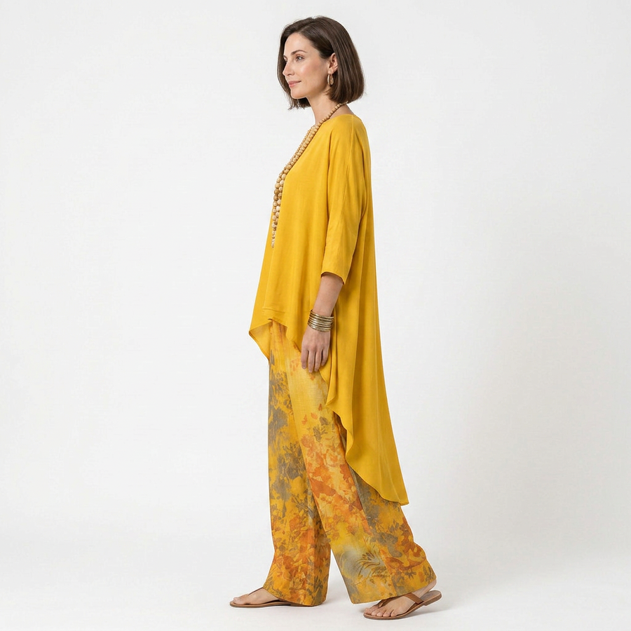 Liéta | Two-Piece Set with Asymmetrical Tunic