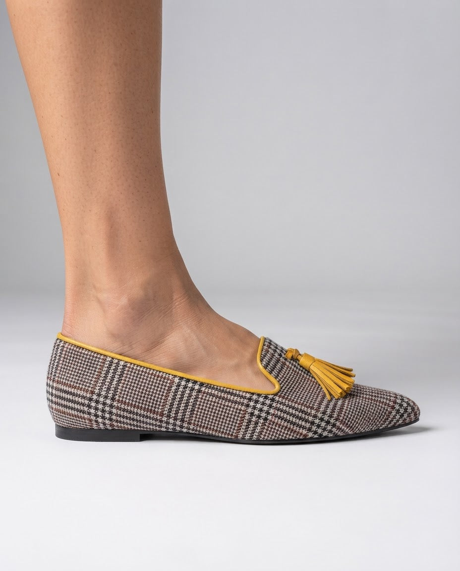 Livia | Pointed Toe Slip-On Ballerinas