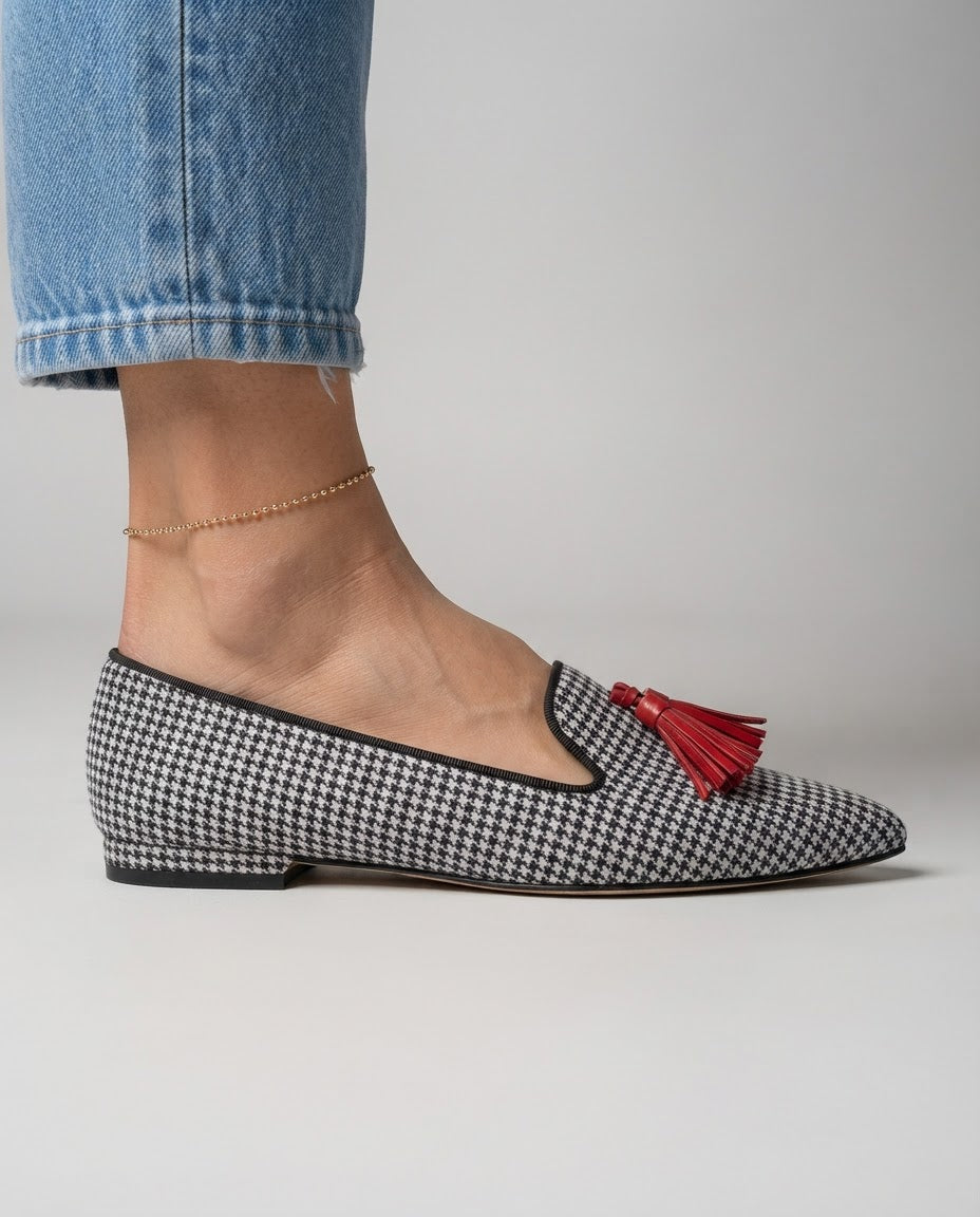 Livia | Pointed Toe Slip-On Ballerinas