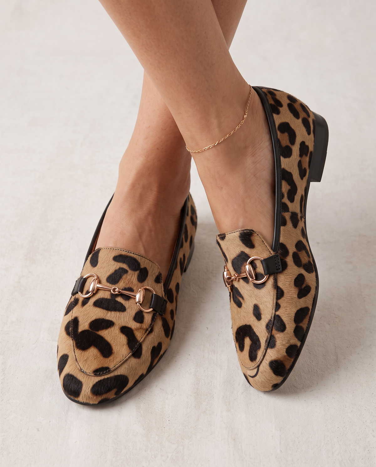 Serena Moccasin — Leopard with Bit
