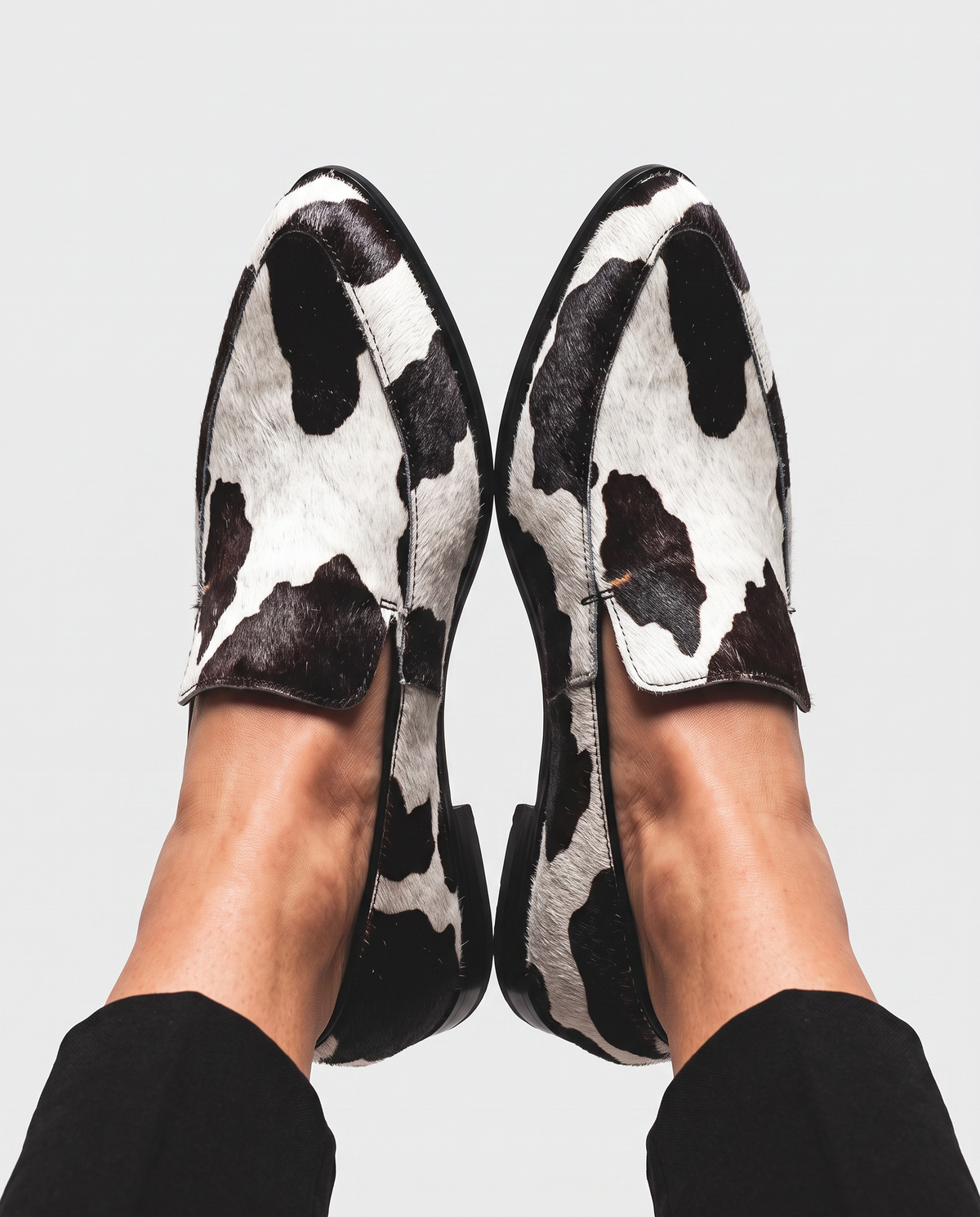 Bruna Loafer — Cow Print