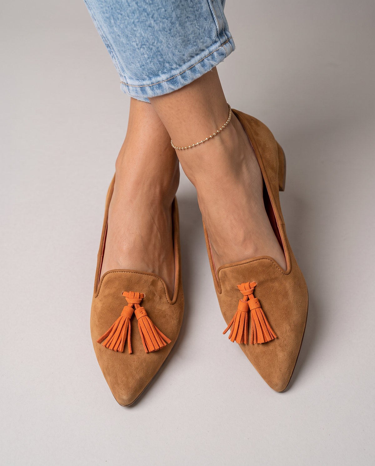 Livia | Pointed Toe Slip-On Ballerinas