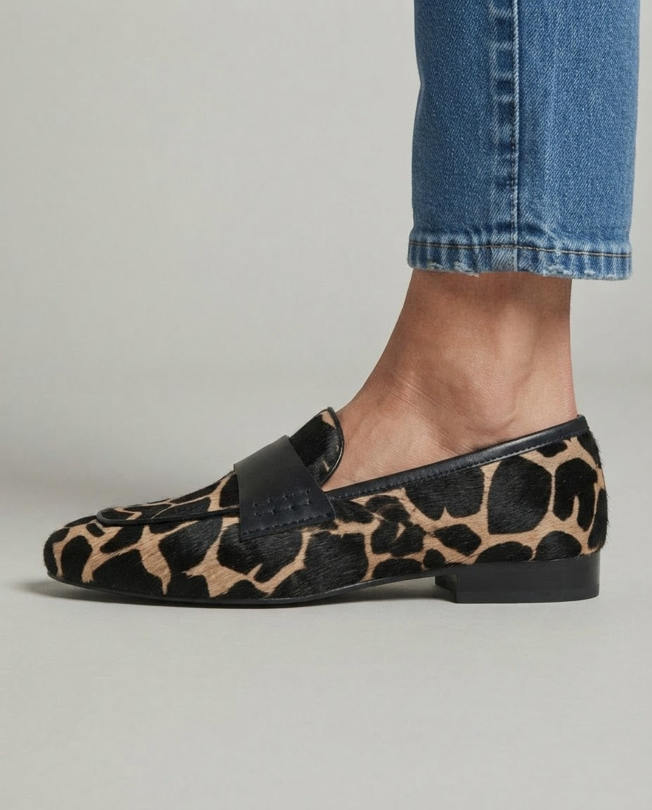 Giulia Moccasin — Apricot Giraffe