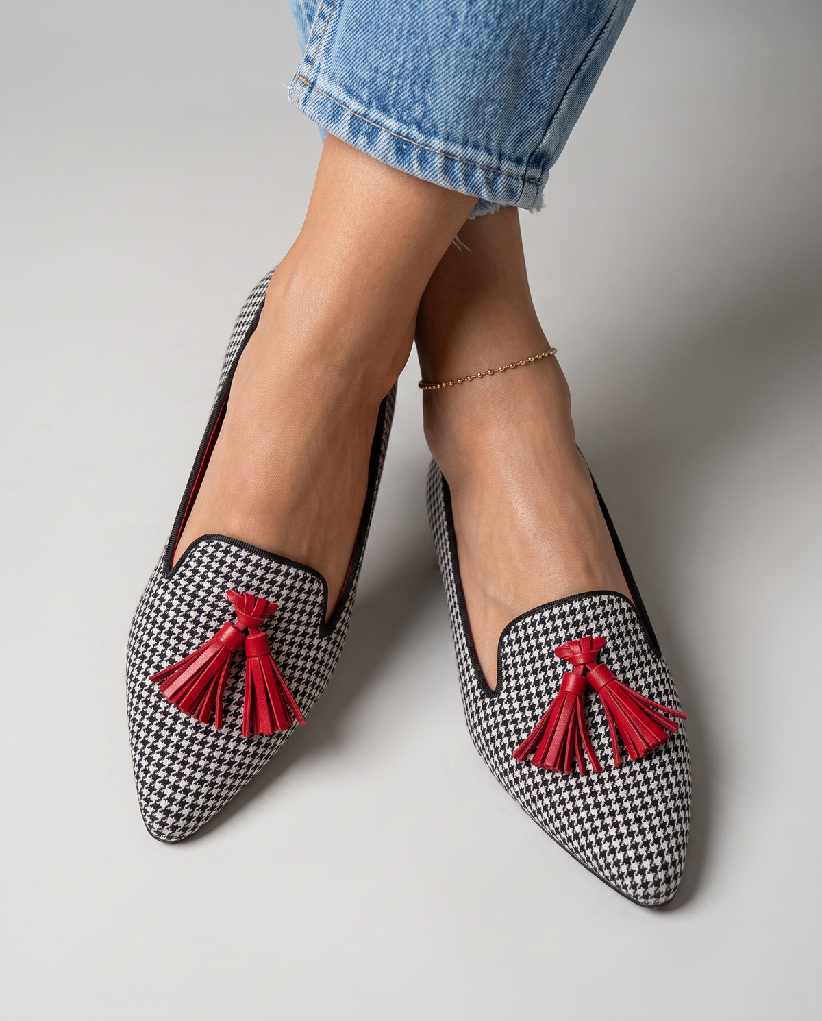 Livia | Pointed Toe Slip-On Ballerinas