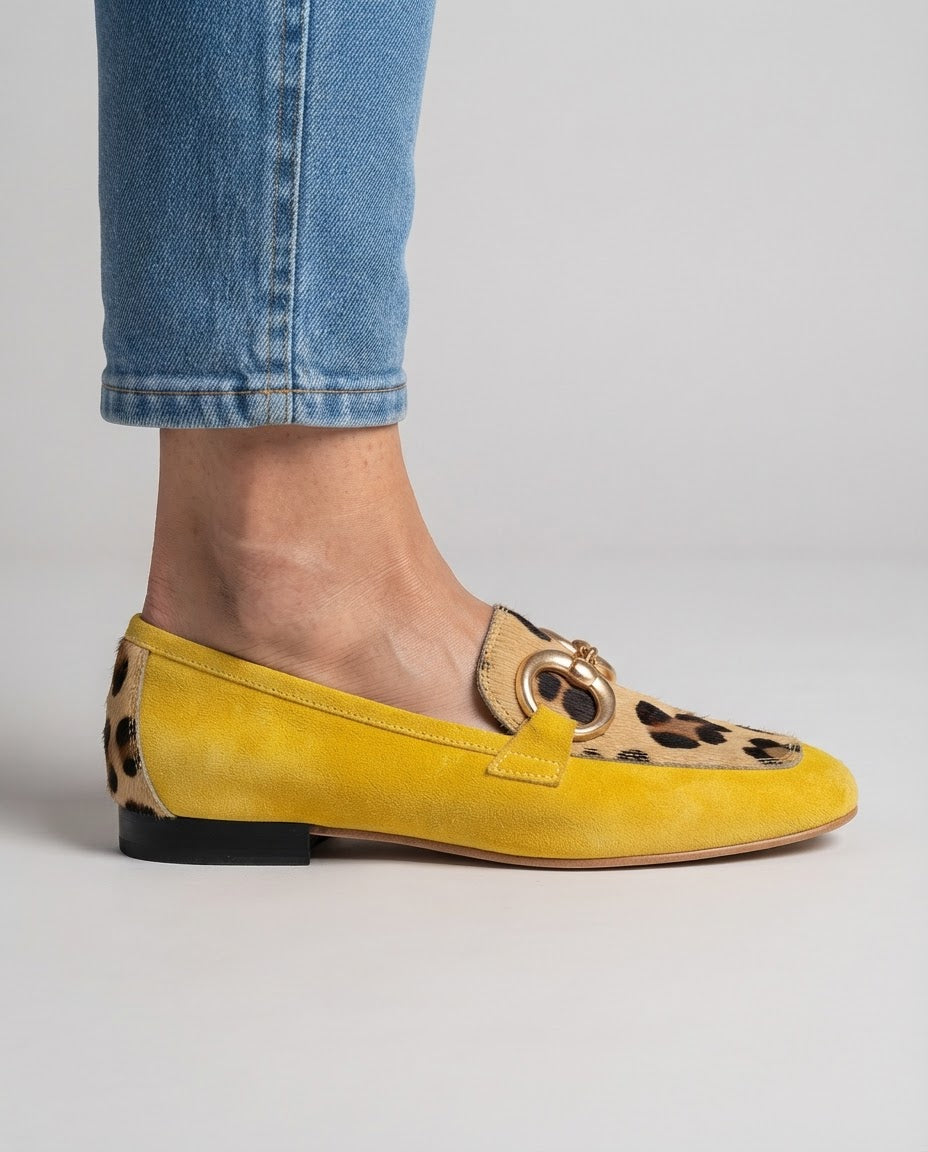 Assunta | Animal Print Loafers