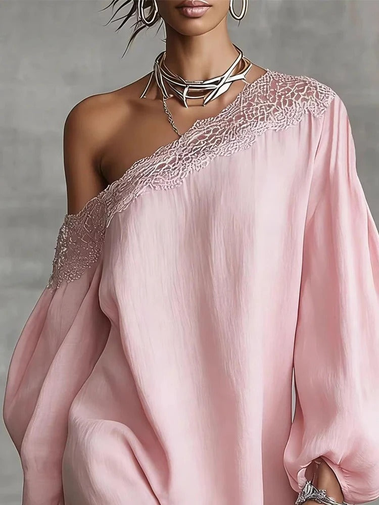 Arianna Mini Dress with Off-the-Shoulder and Puff Sleeves