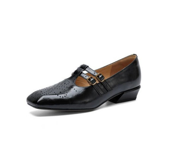 Mary Jane Lucca — Square Toes with Double Buckle