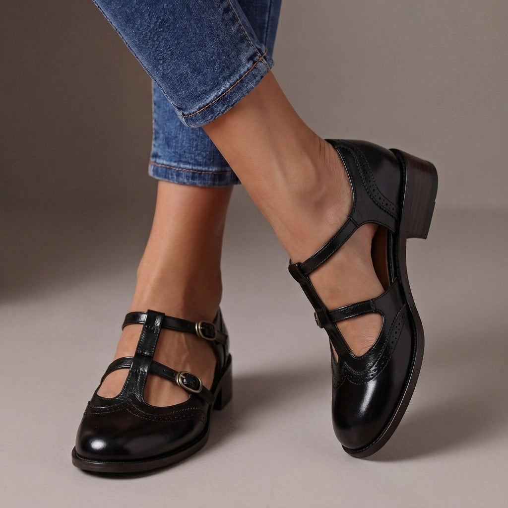 Lucinda | Brogue Mary Janes
