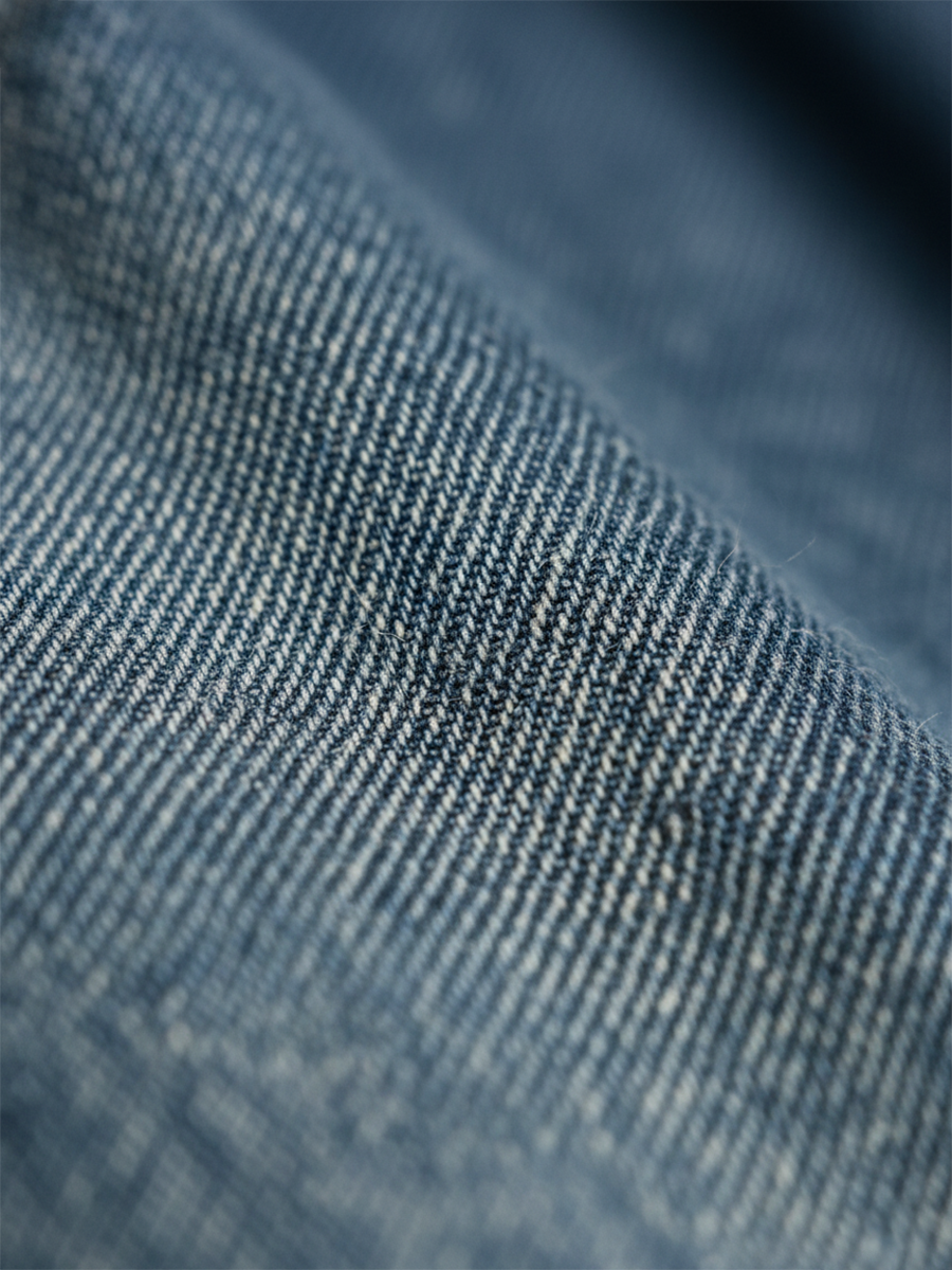 Karen | Vintage Washed Denim Long Dress