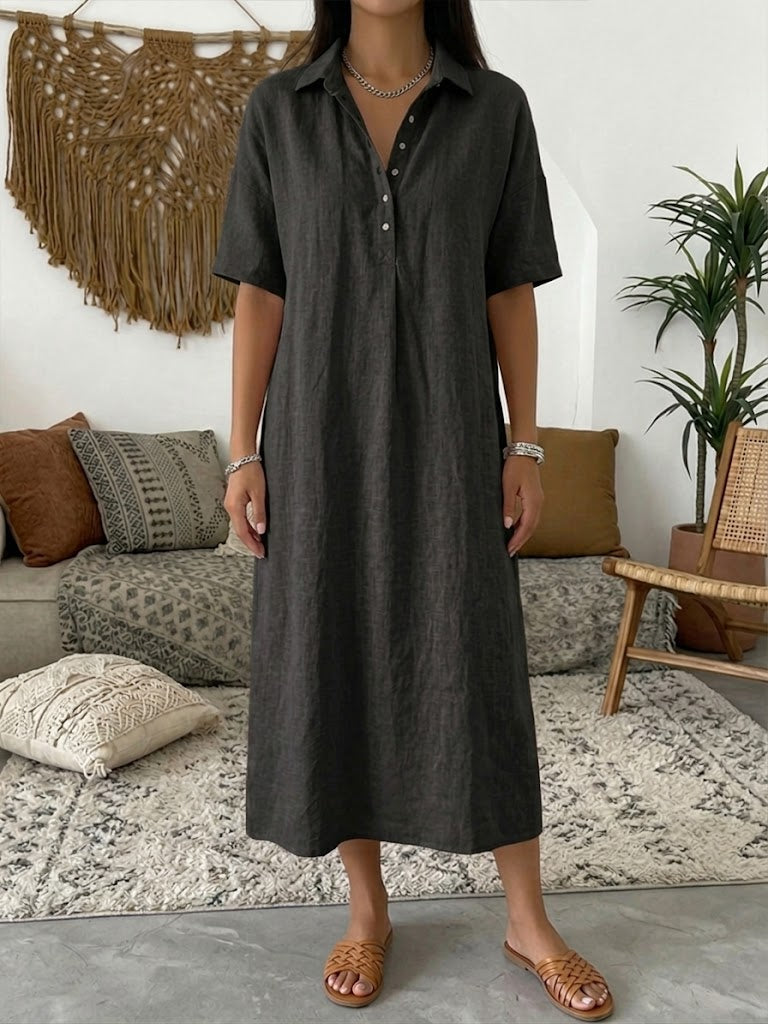 Women's Polo Dress – Casual Short Sleeve Summer Dress