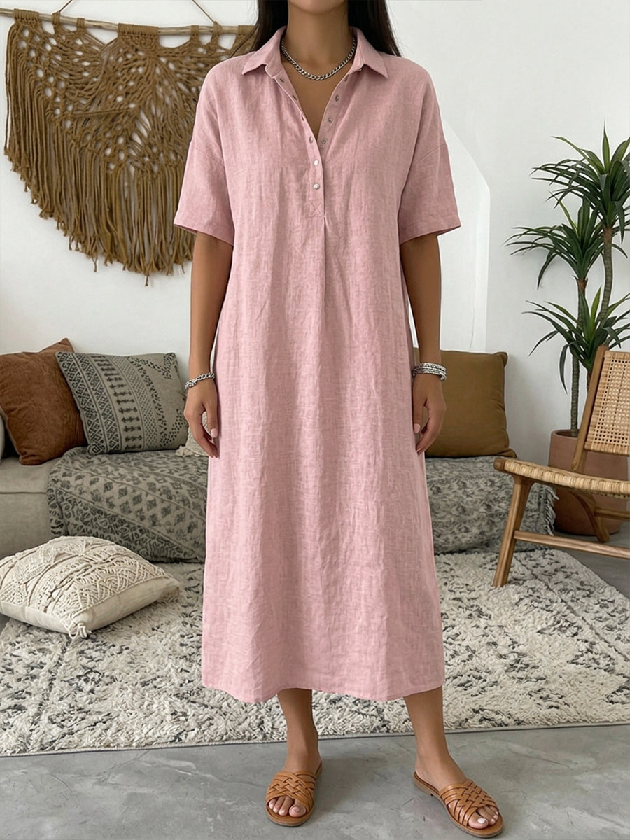 Women's Polo Dress – Casual Short Sleeve Summer Dress