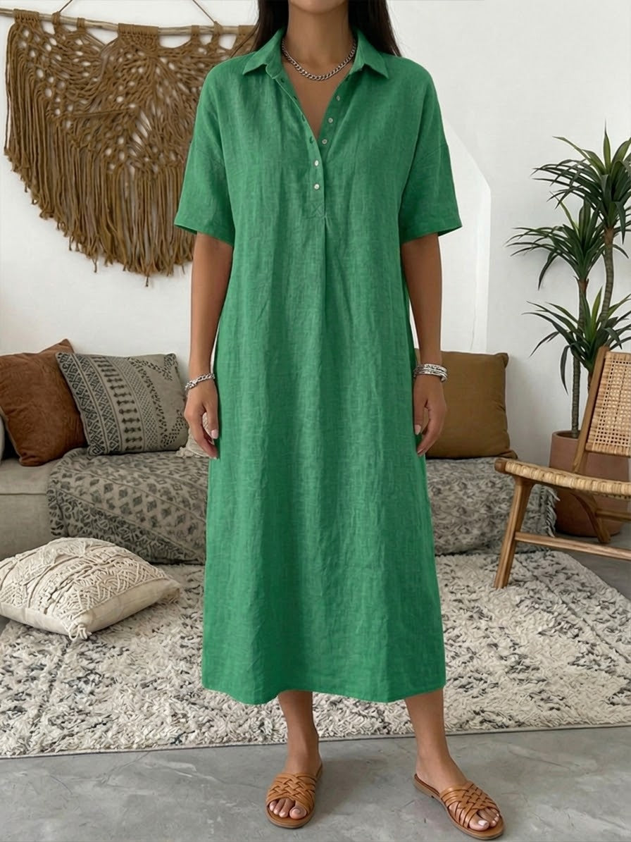 Women's Polo Dress – Casual Short Sleeve Summer Dress
