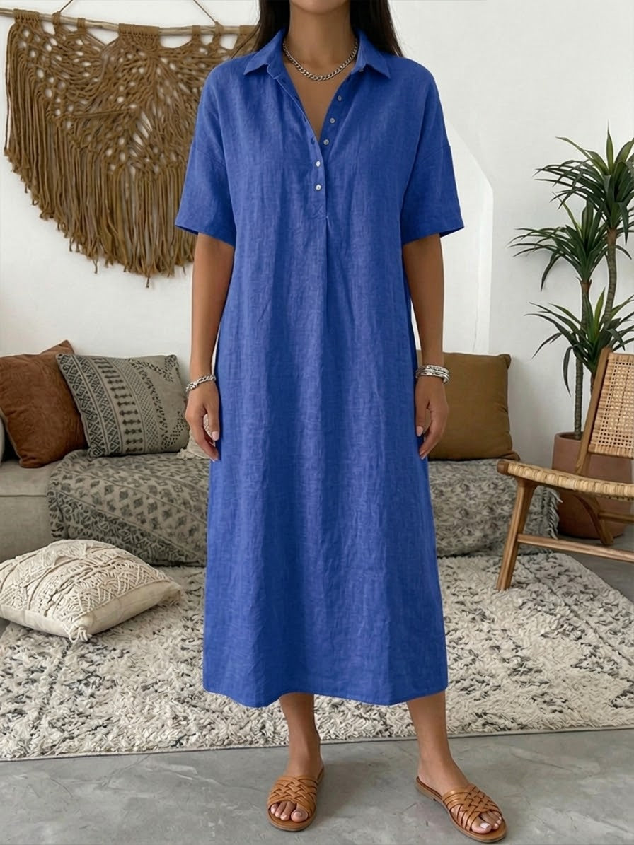 Women's Polo Dress – Casual Short Sleeve Summer Dress