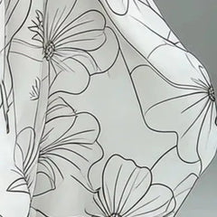 Printed Halter Neck Flowy Summer Dress