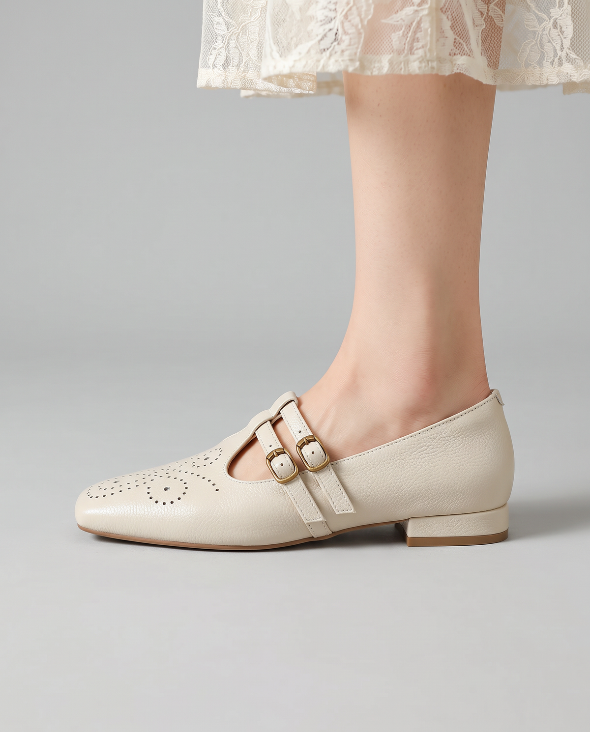 Mary Jane Lucca — Square Toes with Double Buckle