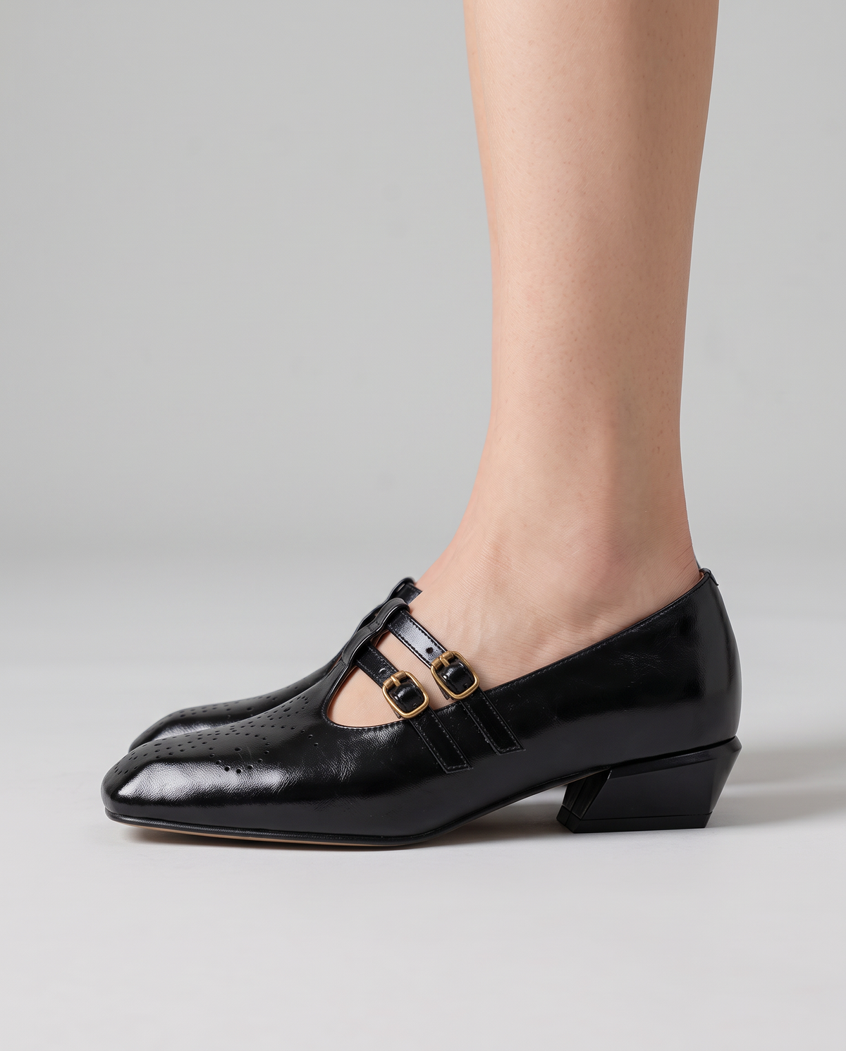 Mary Jane Lucca — Square Toes with Double Buckle
