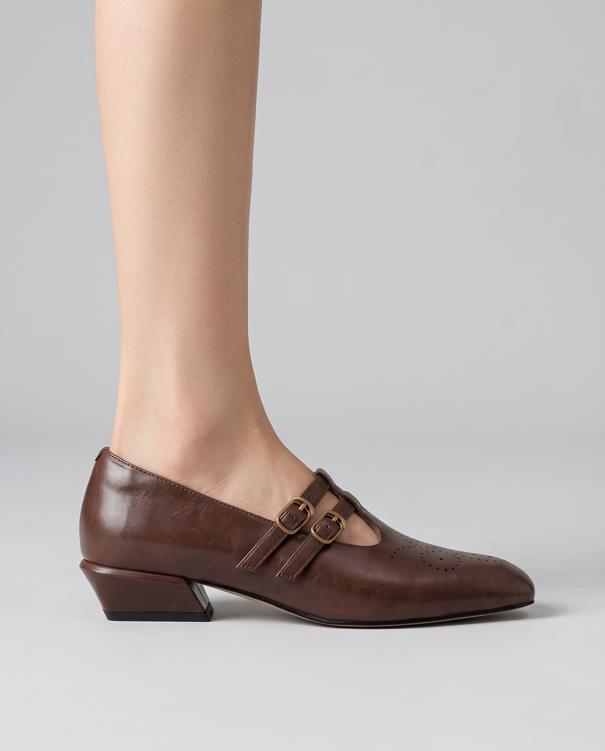 Mary Jane Lucca — Square Toes with Double Buckle