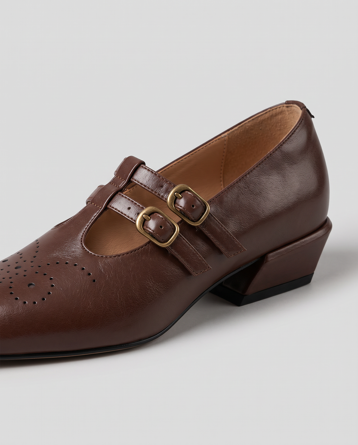 Mary Jane Lucca — Square Toes with Double Buckle