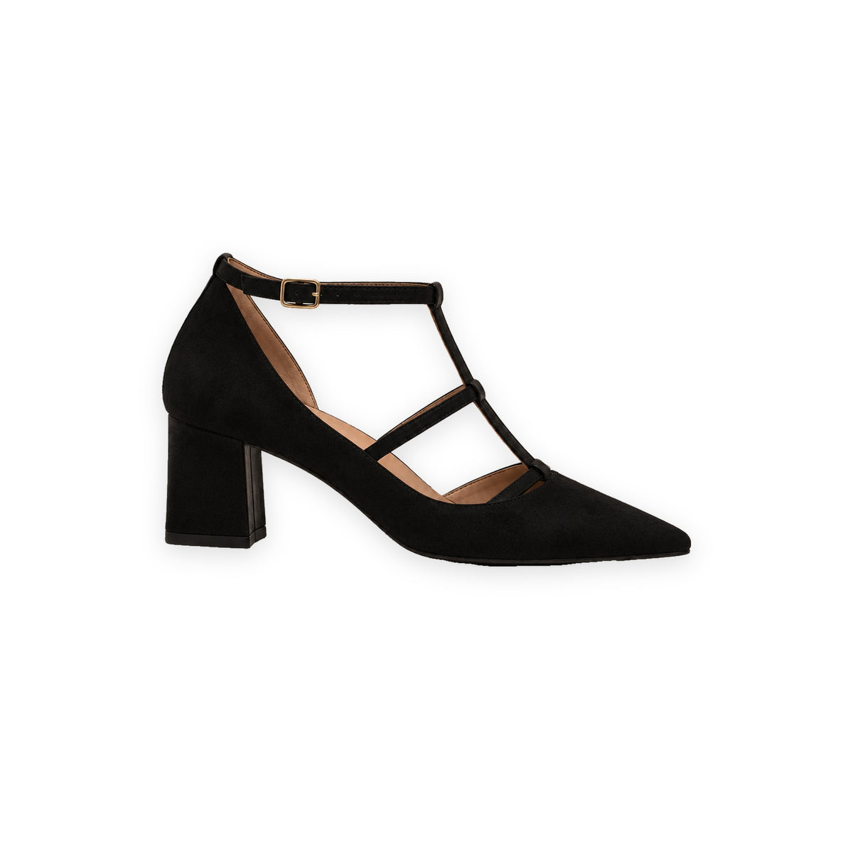 Sarah | Strappy Pointed Block Heels