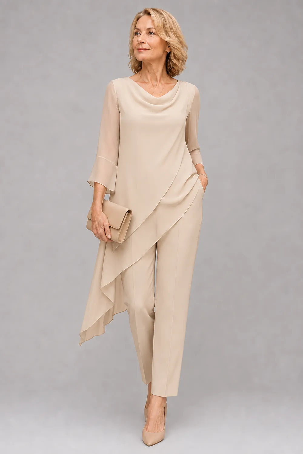 Flowing Wedding Guest Pant Set