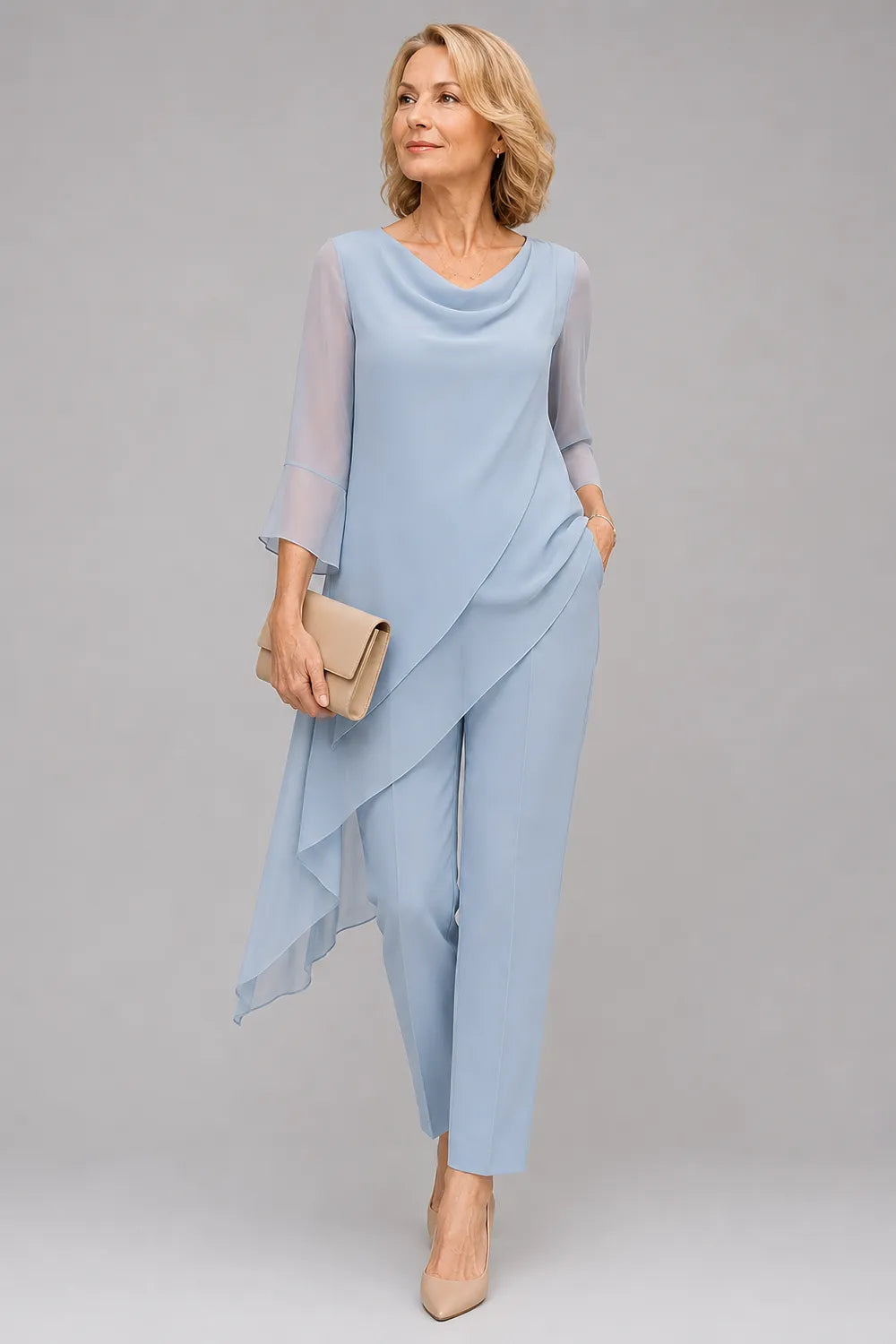 Flowing Wedding Guest Pant Set