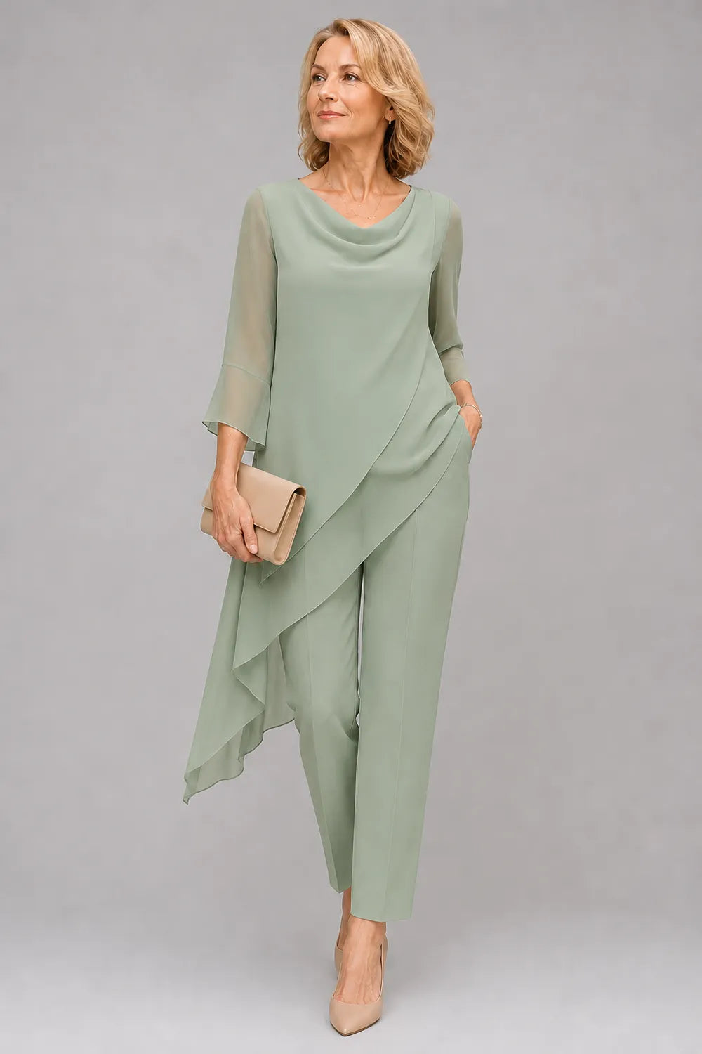 Flowing Wedding Guest Pant Set