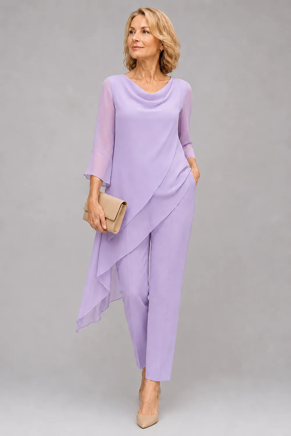 Flowing Wedding Guest Pant Set