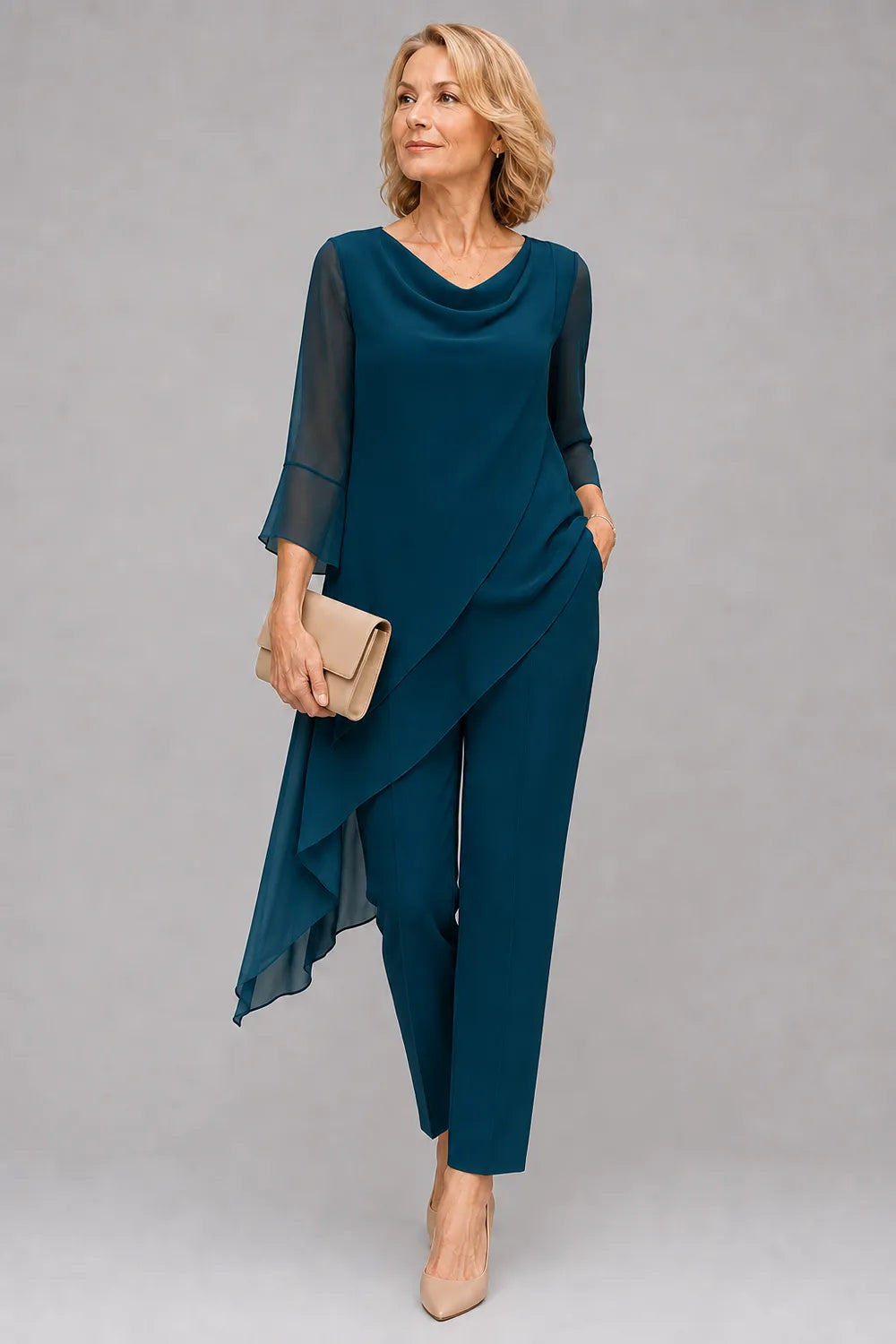 Flowing Wedding Guest Pant Set