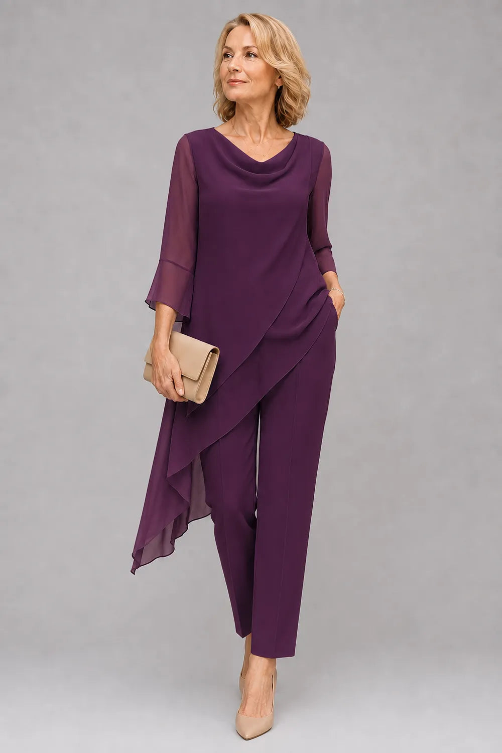 Flowing Wedding Guest Pant Set