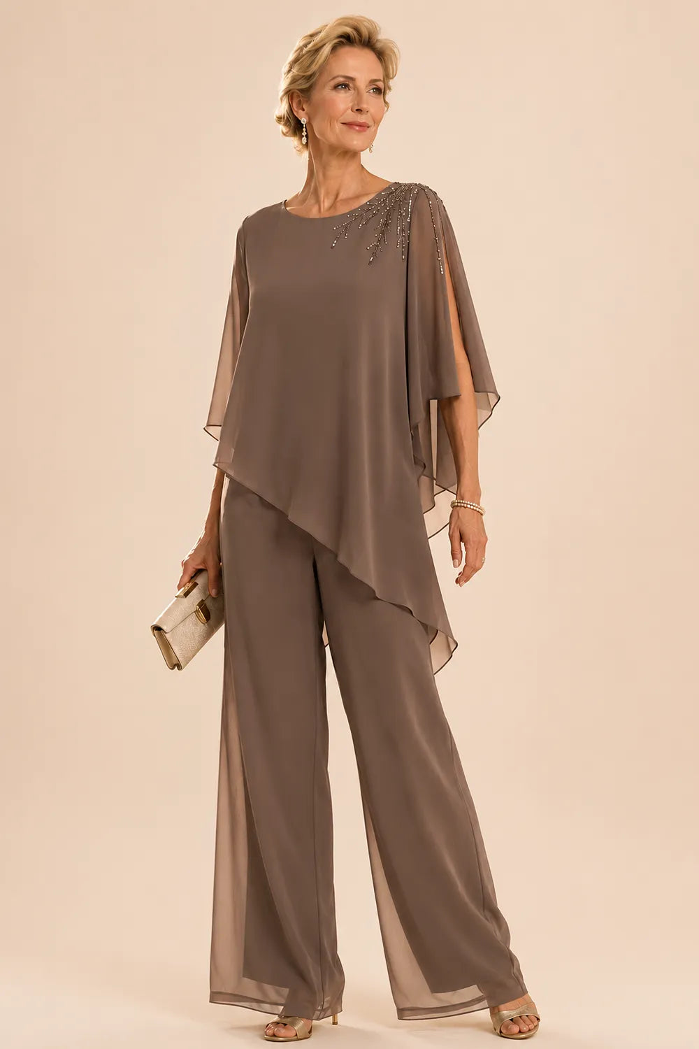 Embellished Mother of the Bride Trouser Suit