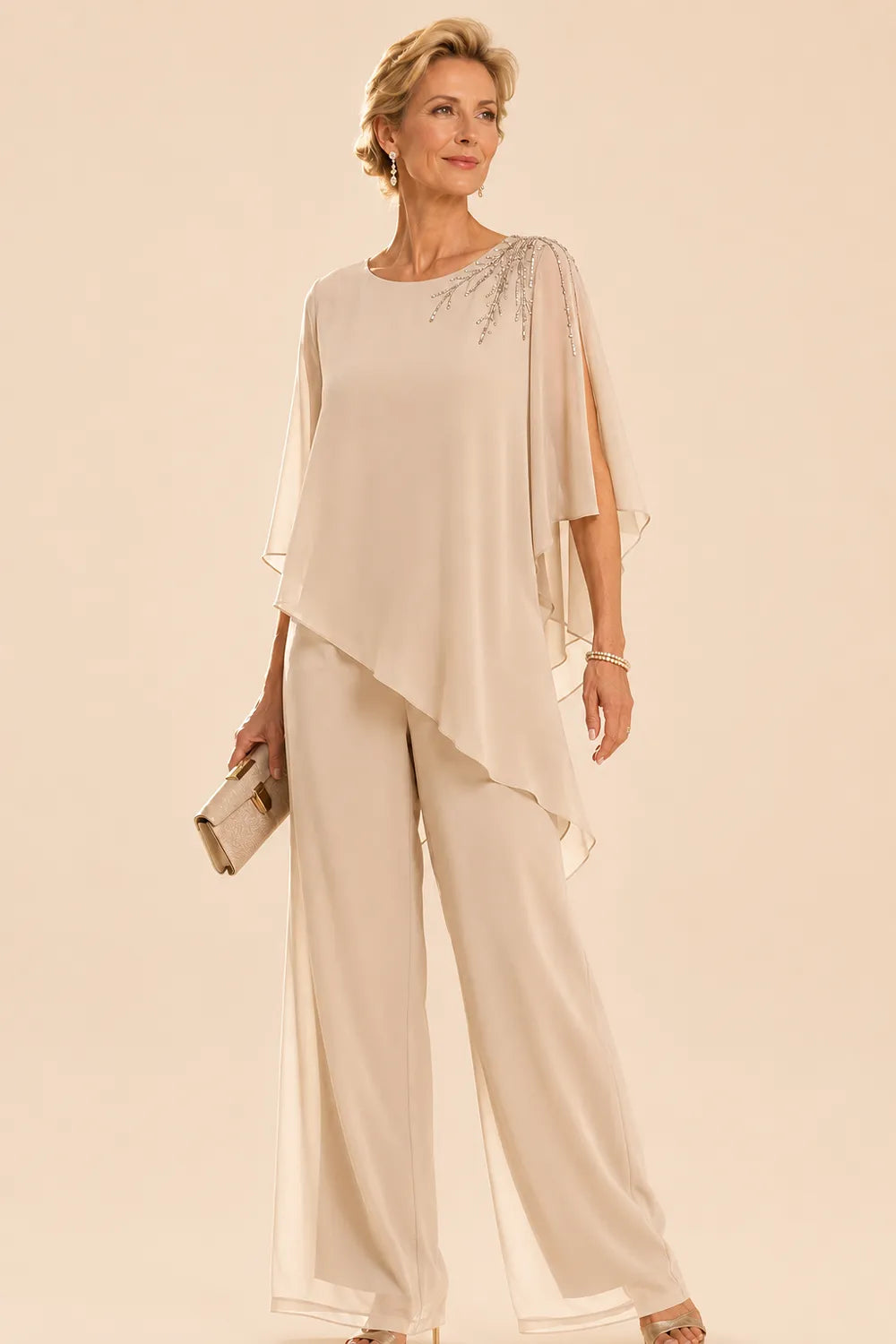 Embellished Mother of the Bride Trouser Suit