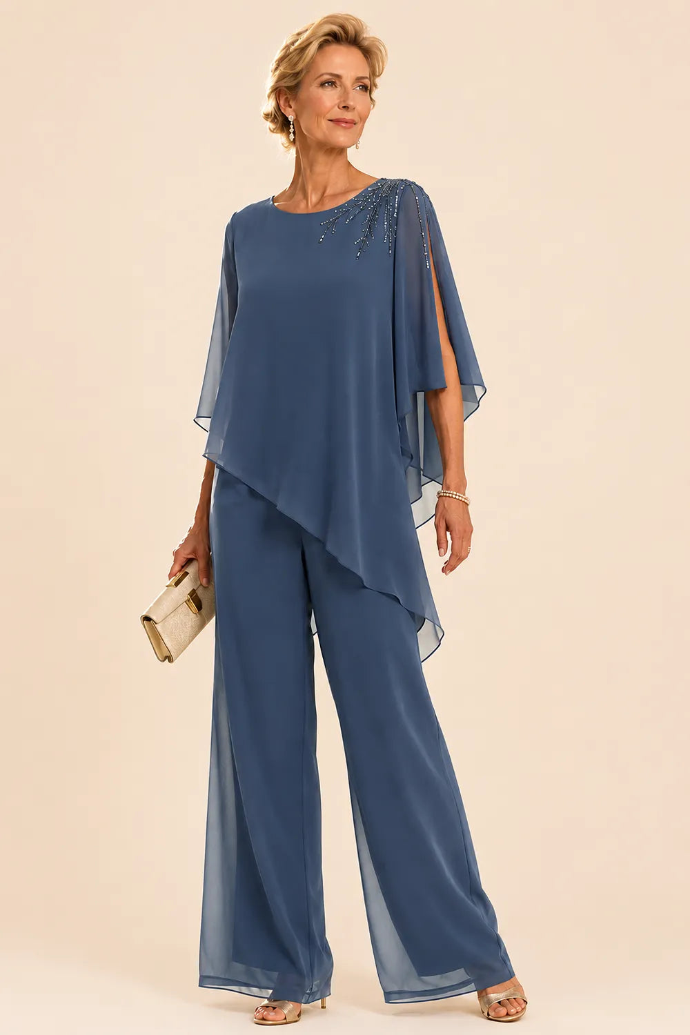 Embellished Mother of the Bride Trouser Suit