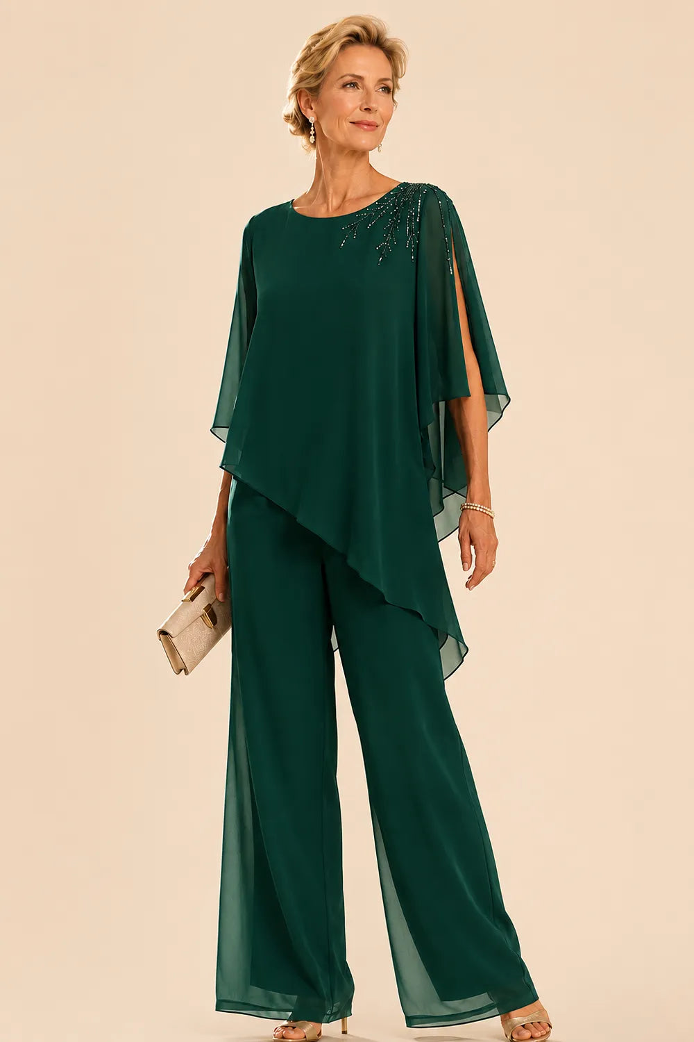 Embellished Mother of the Bride Trouser Suit