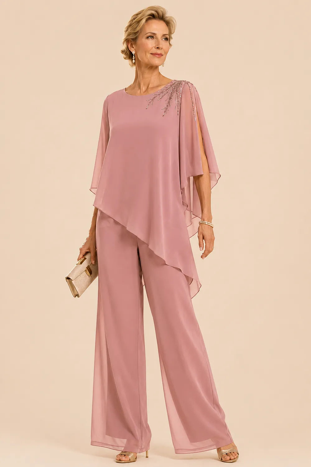 Embellished Mother of the Bride Trouser Suit